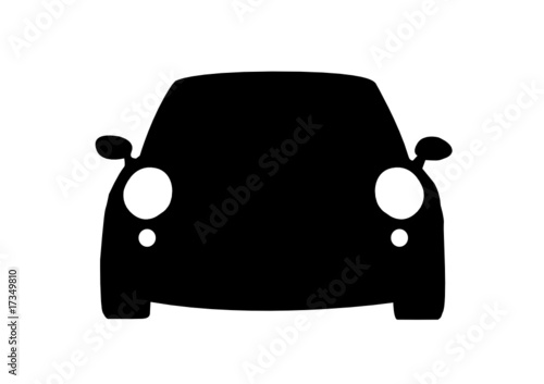 Voiture vue de face