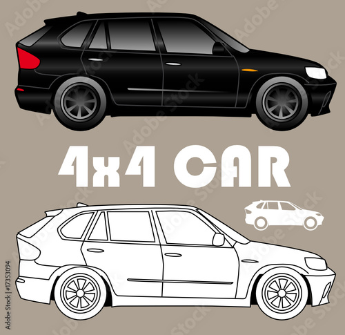Picto de voiture 4x4