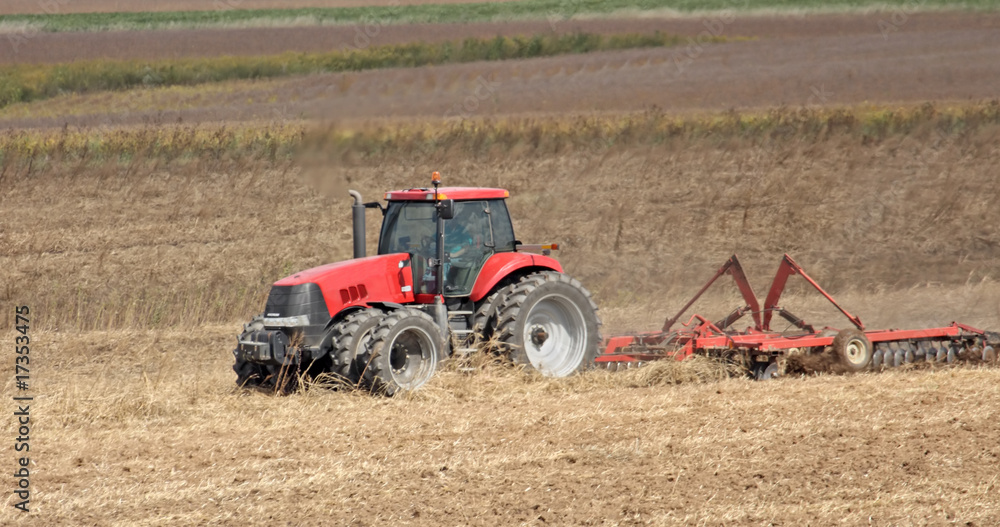 Fototapeta premium Farm Tractor