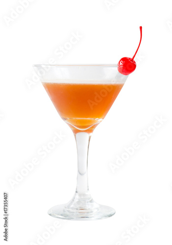 Wallpaper Mural tropical cerise cocktail isolated on white Torontodigital.ca