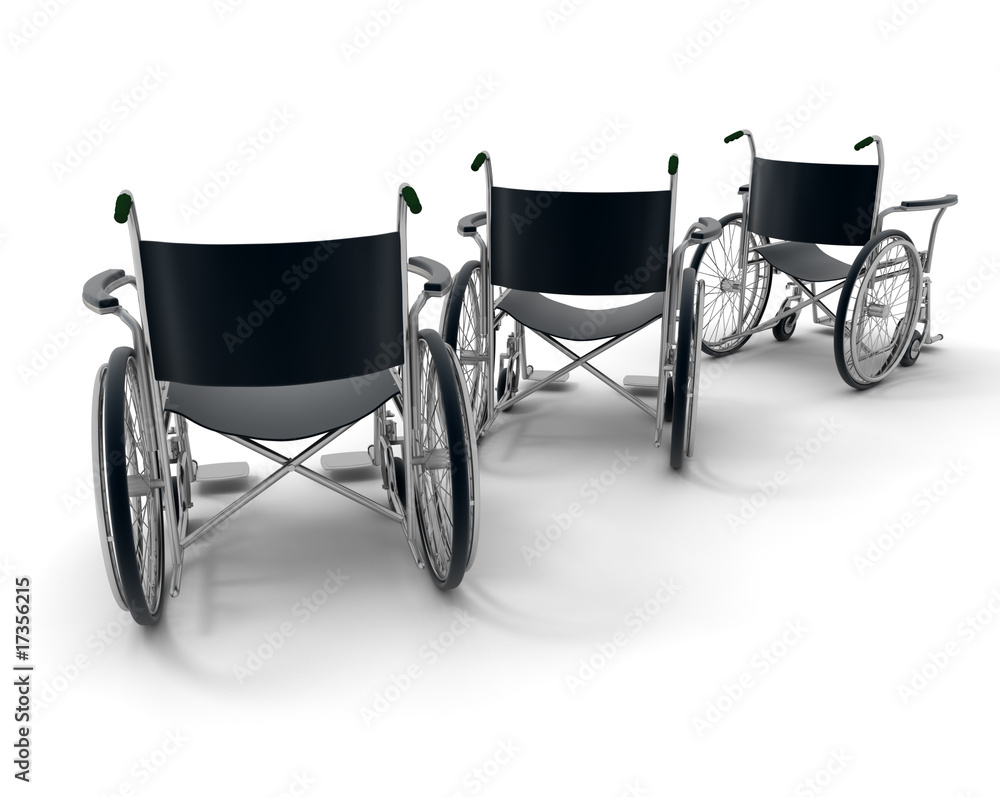 Wheelchair trio