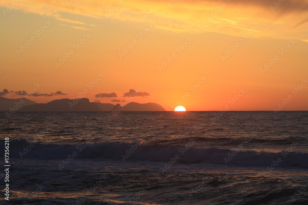 Sunset in Sicily