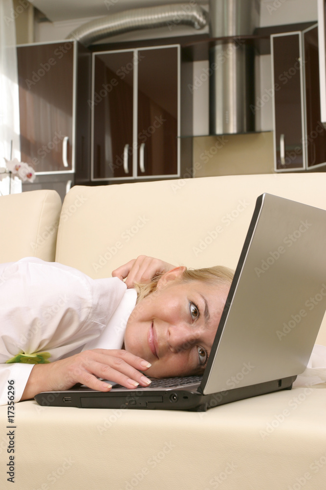 young women with laptop young women with laptop