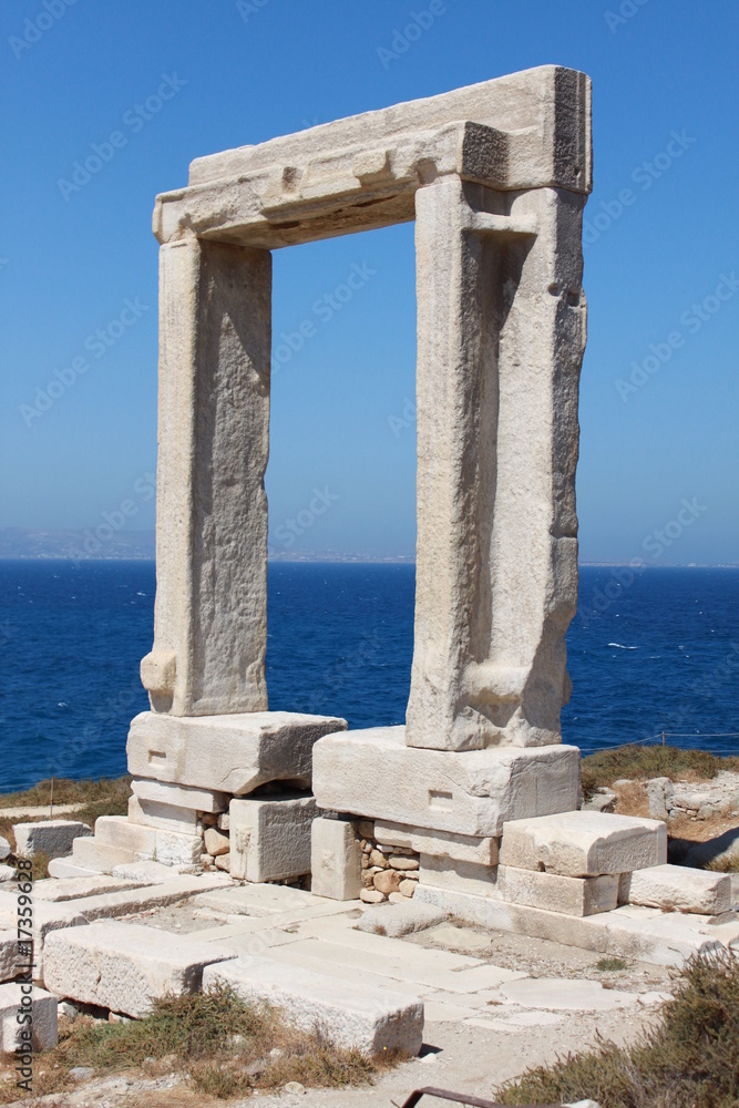 Temple d'Apollon-Palatia à Naxos - Cyclades - Grèce