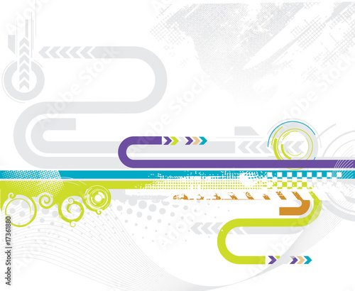 Abstract futuristic background