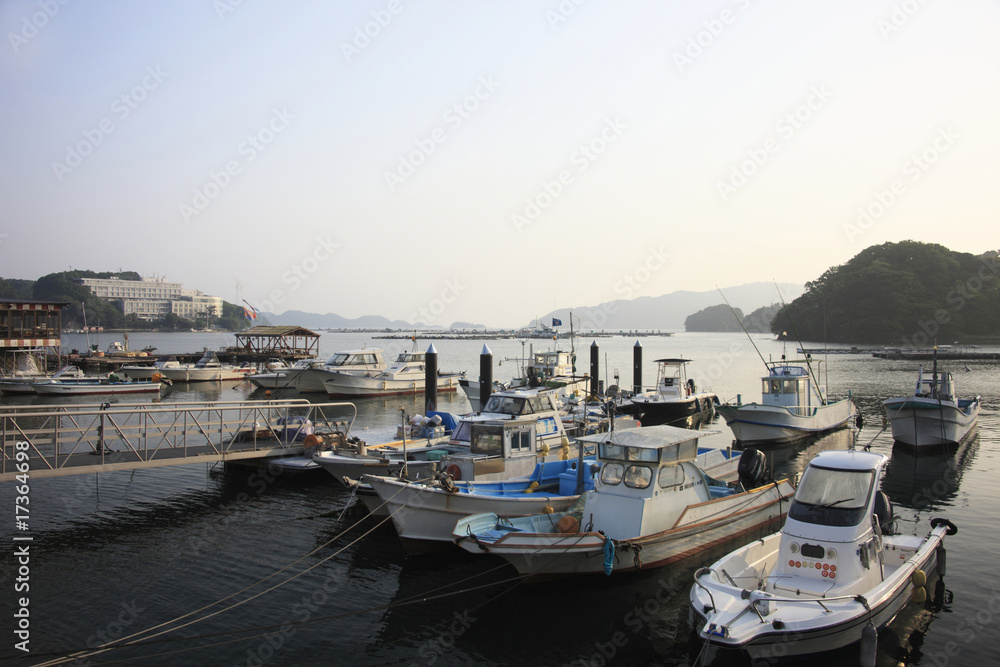 Fototapeta premium 鳥羽の漁港