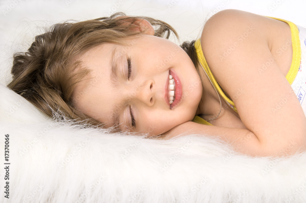 little girl sleep