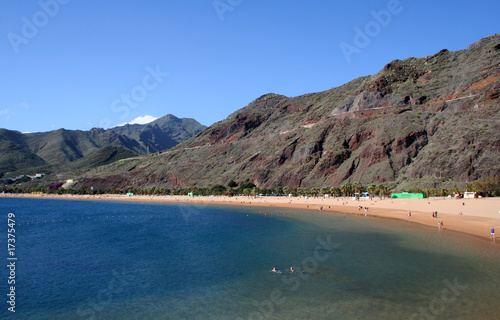 Teresitas beach of Tenerife island, Canarias