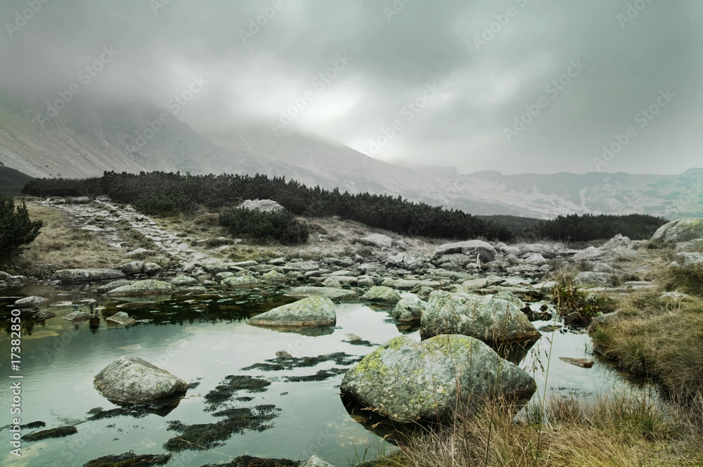 Fototapeta premium Rocky mountains landscape