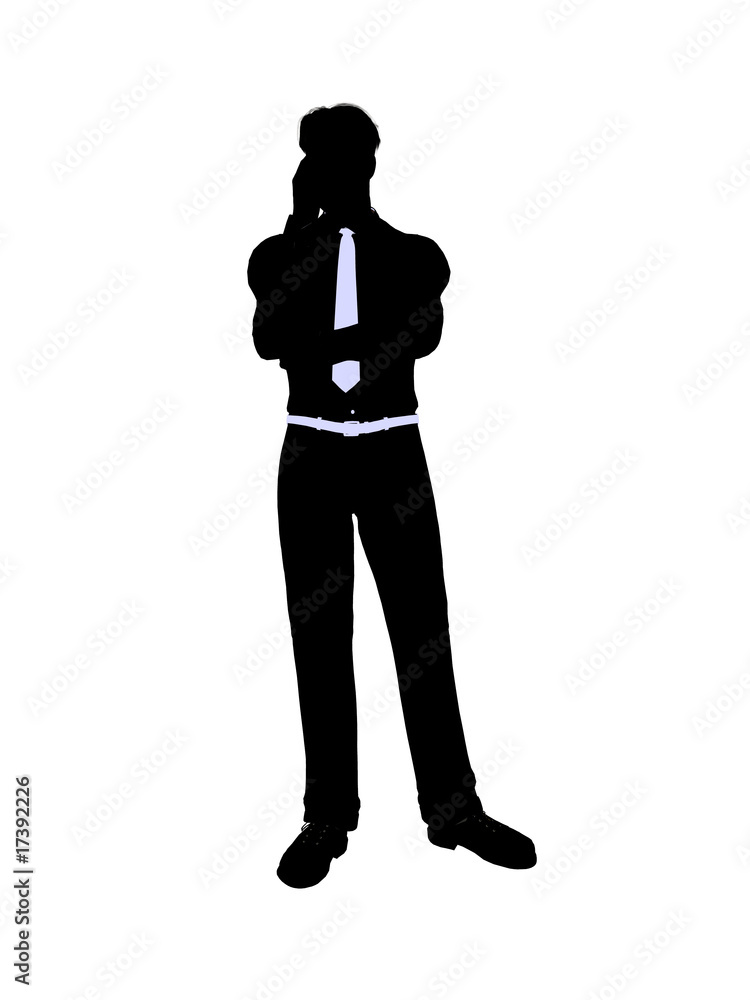 Fototapeta premium Male Business Silhouette