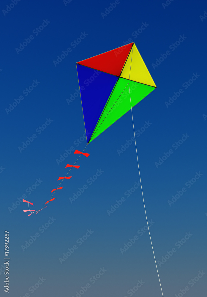 flying a kite