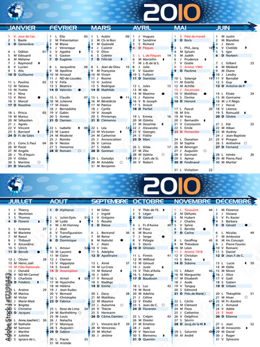 Calendrier 2010 technologique