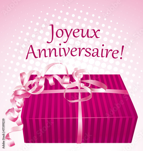 Carte anniversaire