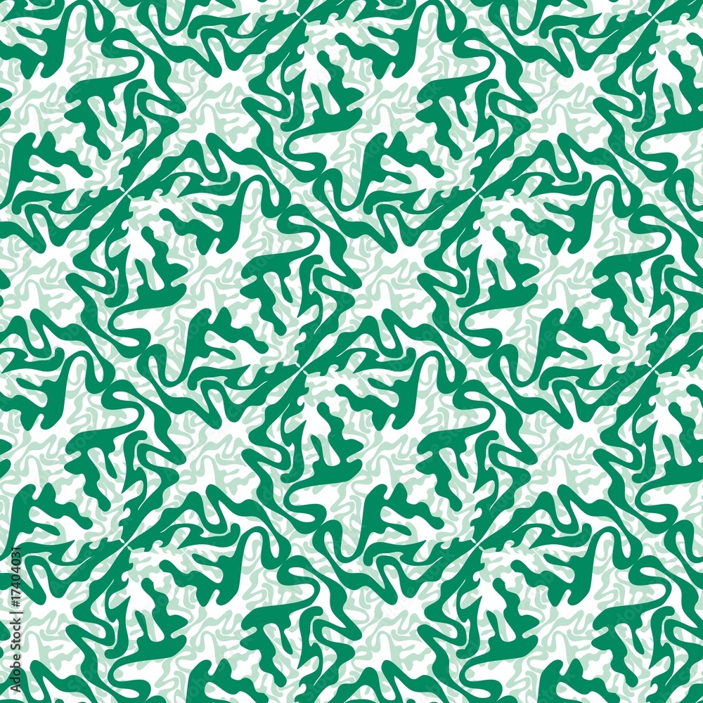 Seamless green ornament pattern Seamless green ornament pattern