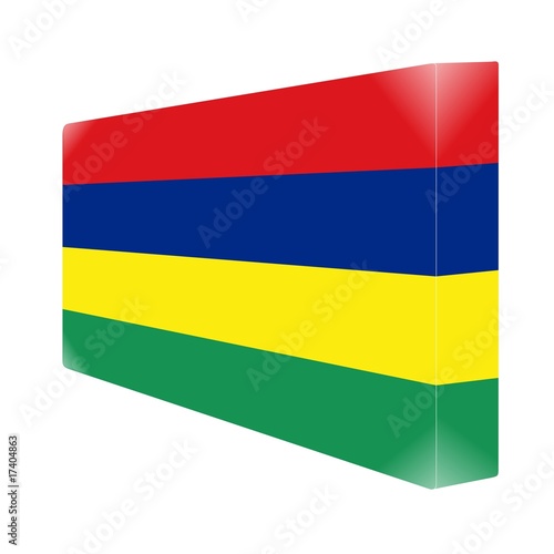 Free Download brique glassy avec drapeau ile maurice mauritius - GFXLoad