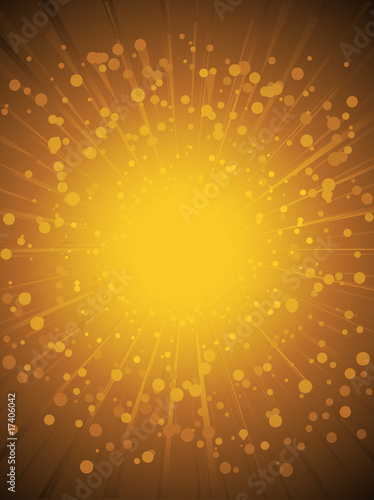 Gold light burst