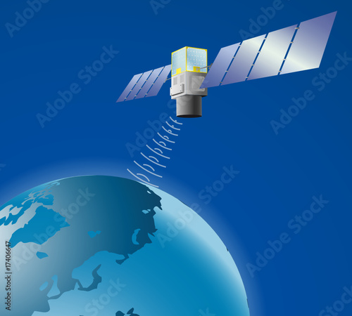 satellite + terre