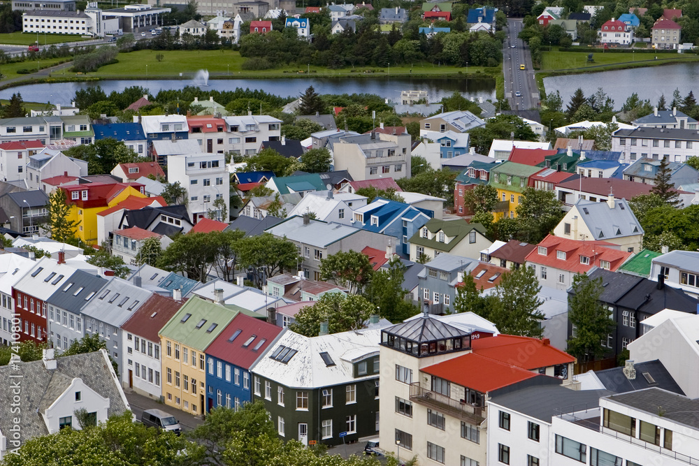 Reykjavik cityscape, Iceland