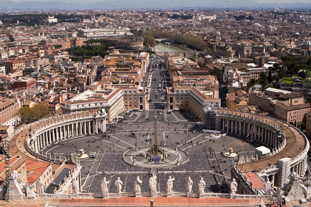 St. Peters Square, Rome.