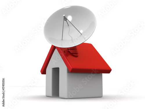 Fotografija Home with satellite