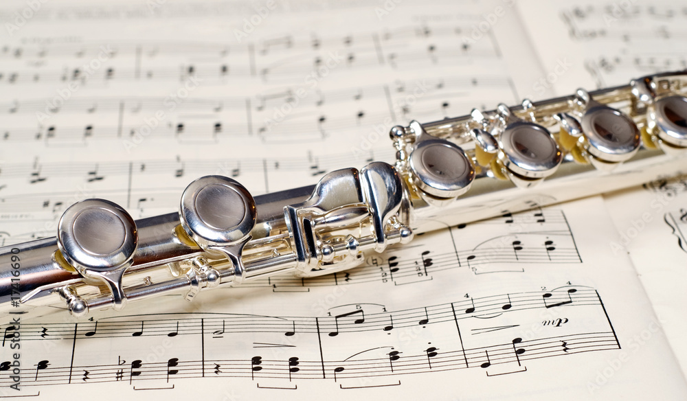 Obraz premium Flute Keys