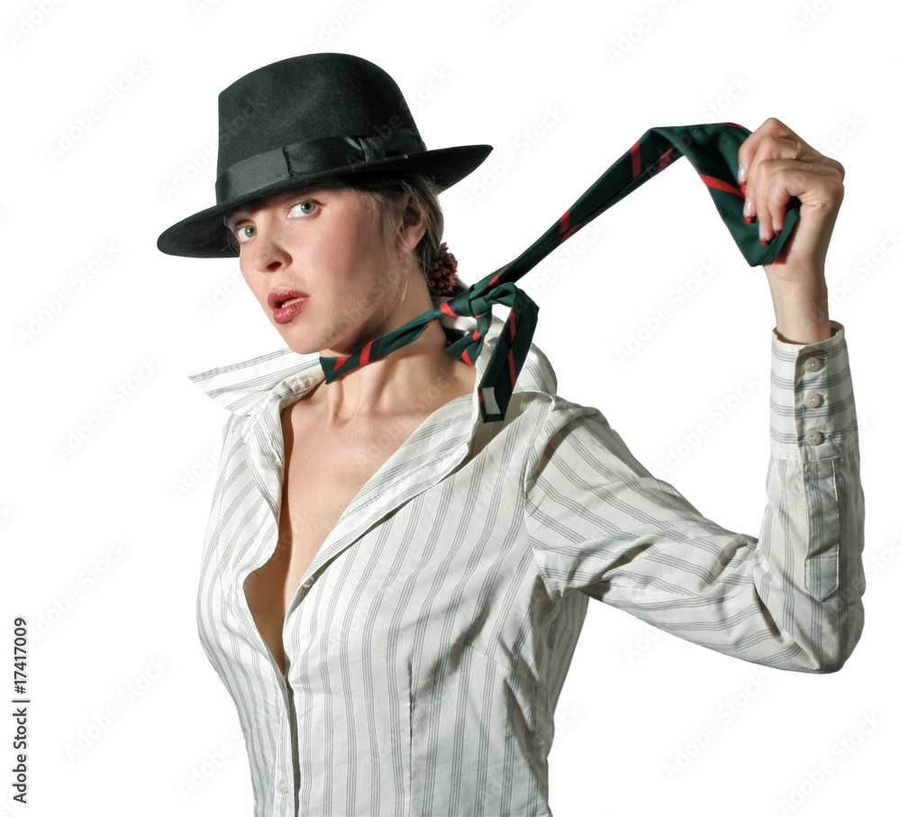 woman in hat 3 woman in hat 3
