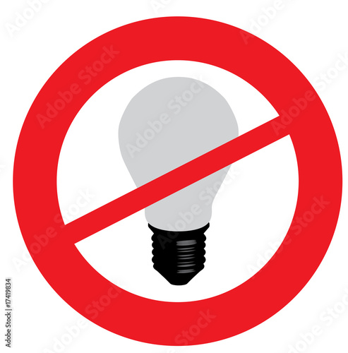no light bulbs allowed