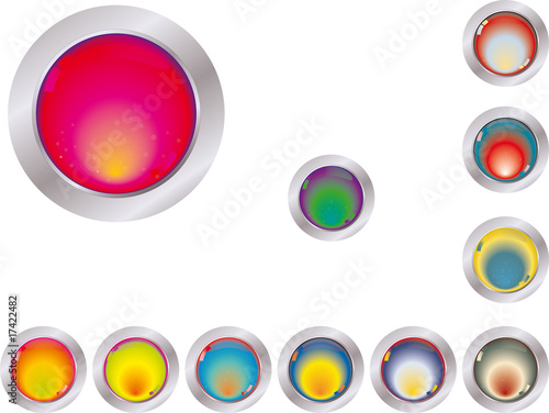 icones boule pop art