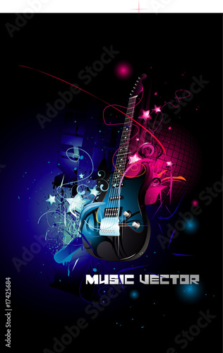 Guitar Vector © chispas