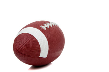 American football on a white background