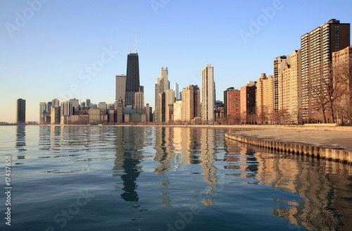 Chicago Skyline at Dawn