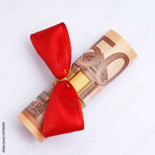50 euro schein mit schleife