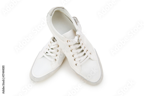 Short shoes isolated on the white background