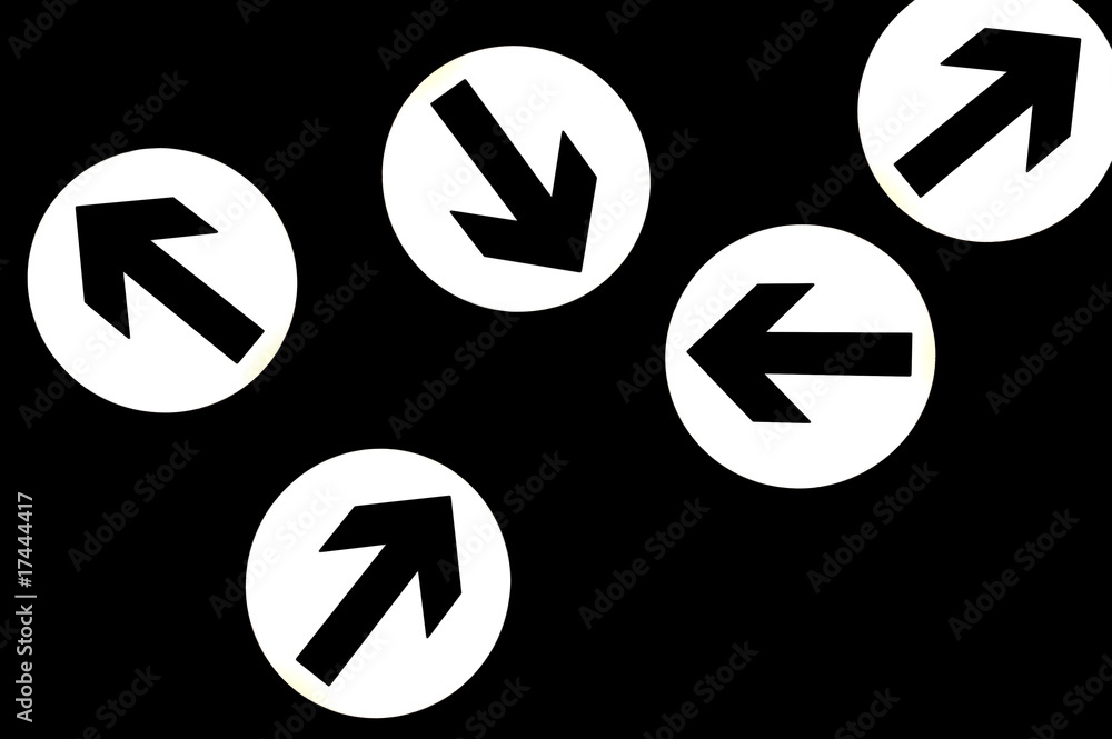 Direction signs Direction signs