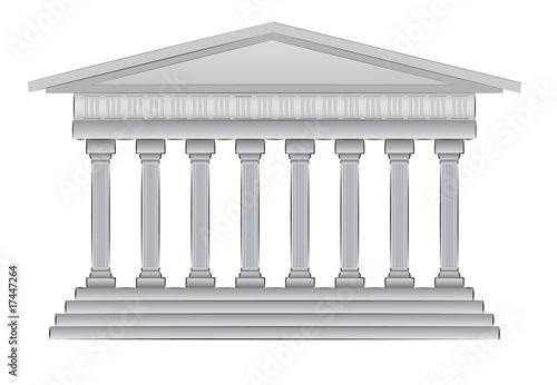 greek dome vector illustration