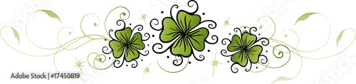Klee, Glücksklee, Silvester, Sylvester, Ranke, Blume