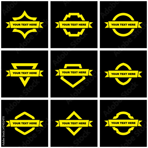 Vector design frames.