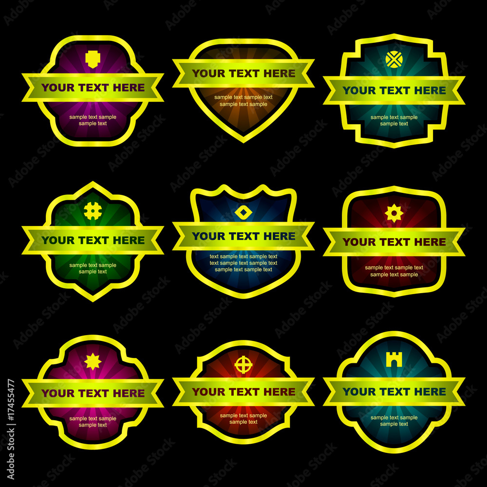 Set of design elements. Vector set. Set of design elements. Vector set.
