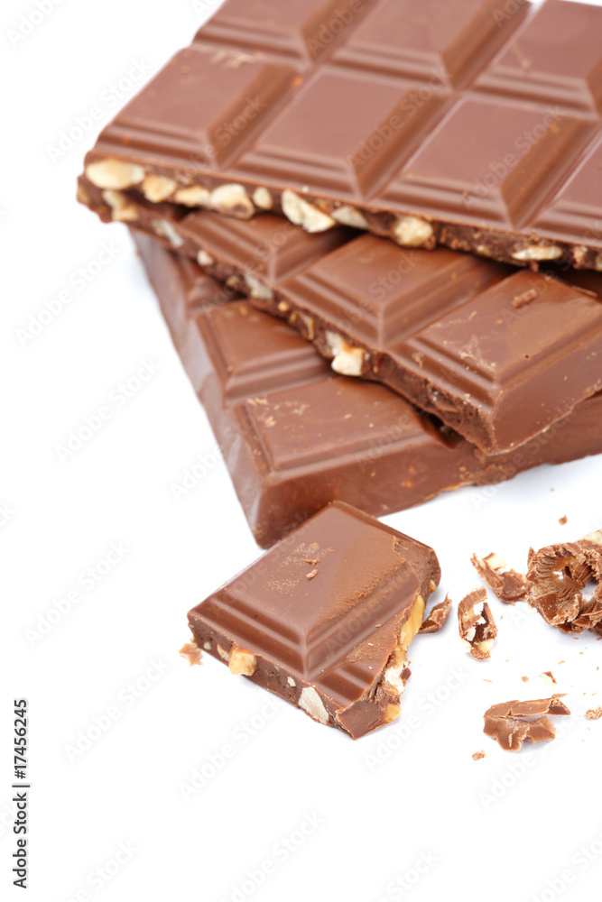 Blocks of chocolate Blocks of chocolate