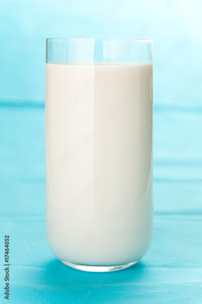 Fresh glass of milk isolated over white Fresh glass of milk isolated over white