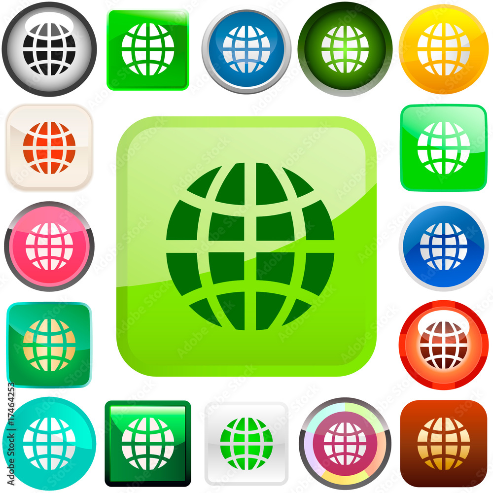 Vector beautiful icon set Vector beautiful icon set