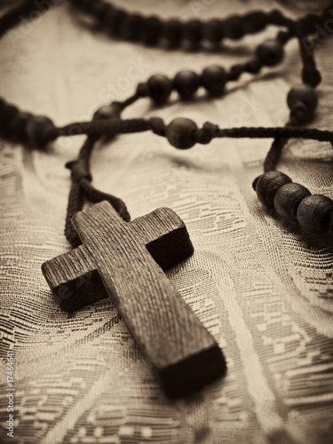 rosary cross