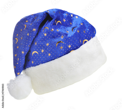 Hat Santa with ornament night sky