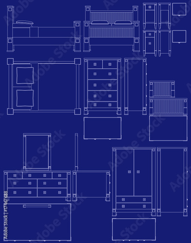 Blueprint bedroom furniture