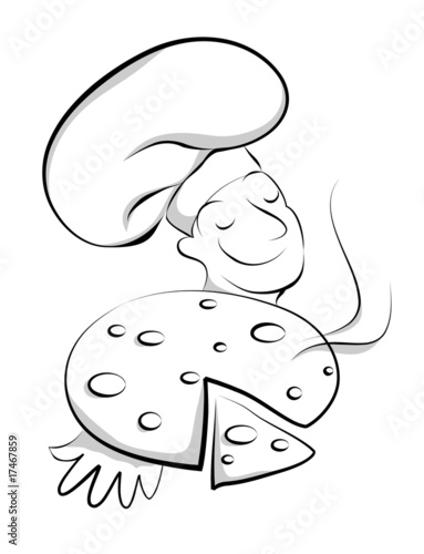Chef with pizza