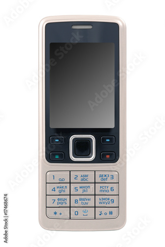 Business mobile phone (isolated)