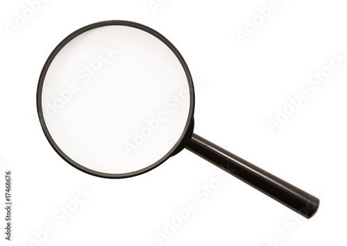 Magnifying glass (isolated)