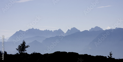 bergsilhouette