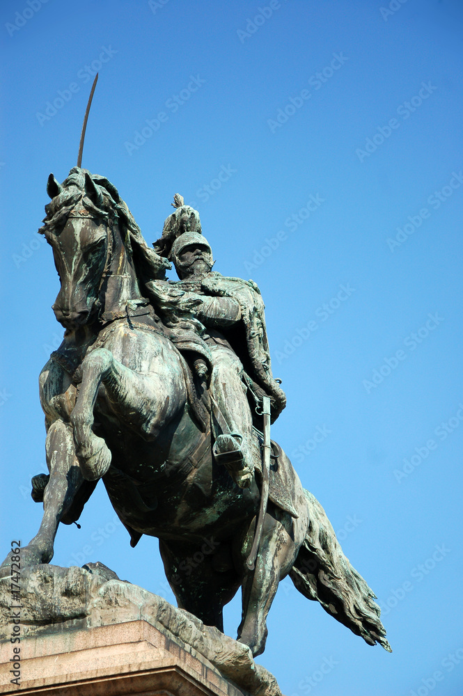 Obraz premium Victor Emmauel statue