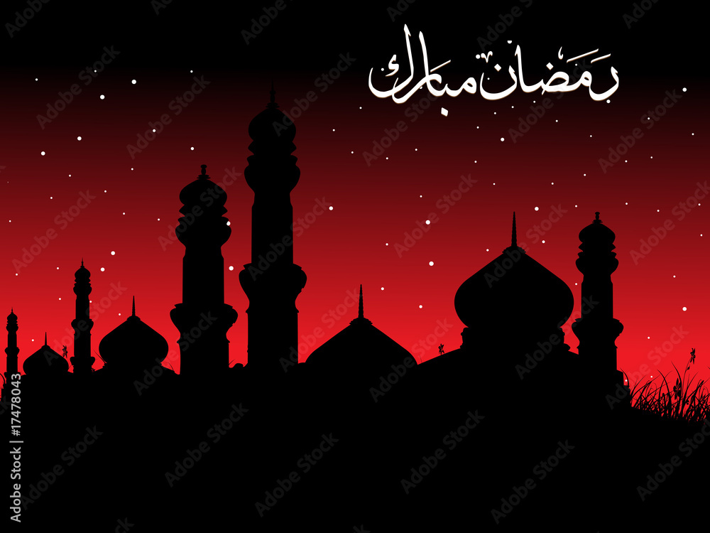 islamic background illustration